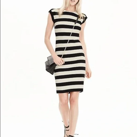 White sheath dress banana republic deals
